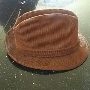 Very Nice Brown Corduroy Hat by "Beacon Hill"